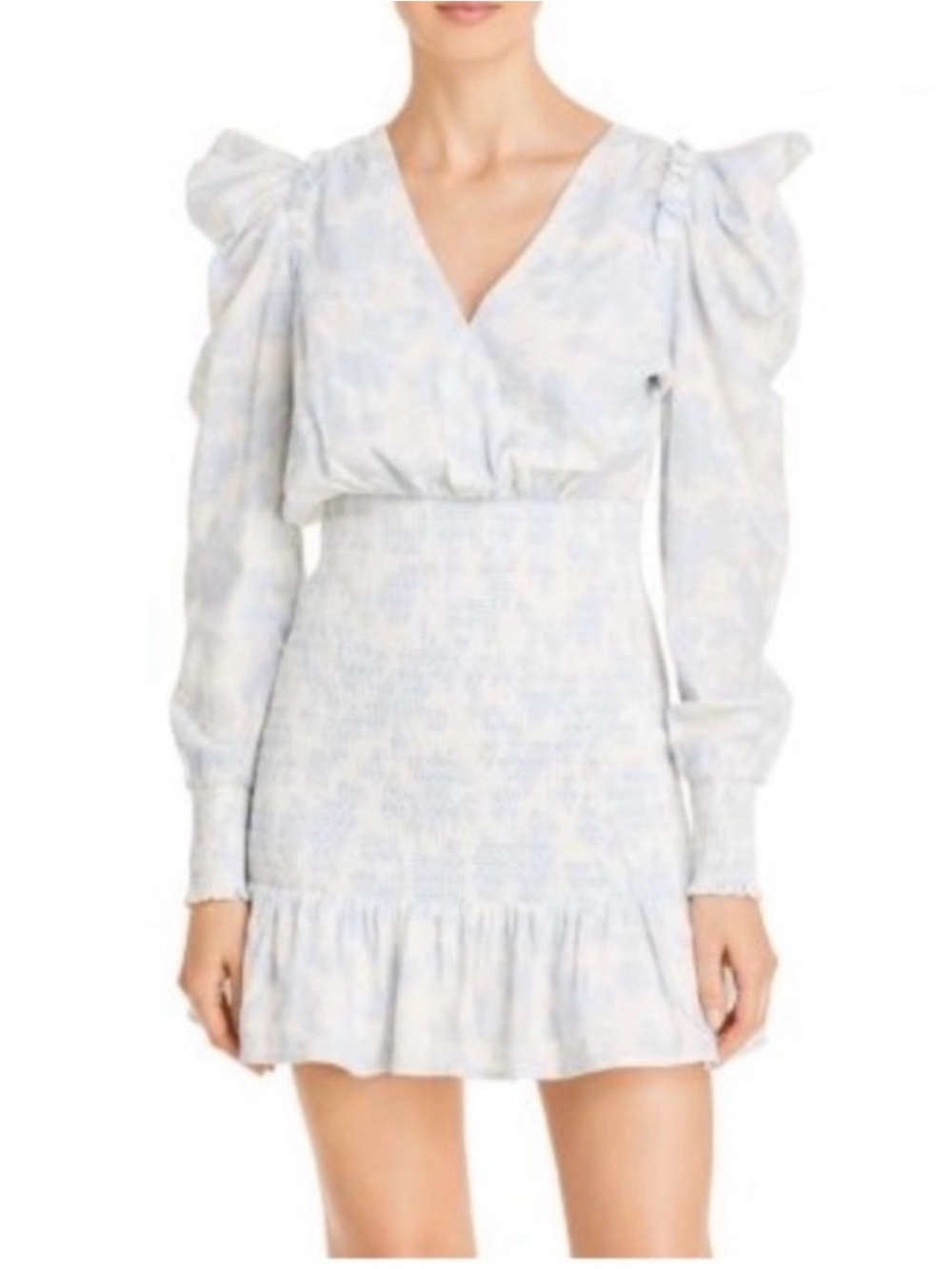 Never Worn NWT LINI Lorelei Floral Long Sleeve Puff Sleeve  Dress